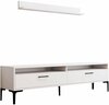 Sektsioonkap Kalune Design Istanbul, 35 x 180 x 47 cm, valge