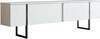 TV-alus Kalune Design Luxe, 180 x 30 x 50 cm, valge/must