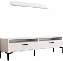 Sektsioonkap Kalune Design Istanbul, 35 x 180 x 47 cm, valge