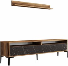 Sektsioon Kalune Design Istanbul, 35 x 180 x 47 cm, must/pähkel