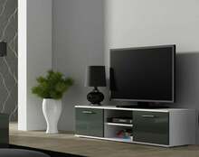 TV-alus Cama Meble Soho 140, 140 x 43 x 37 cm, valge/hall