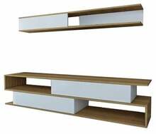 Sektsioon Kalune Design Sims, valge/pruun