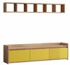 Elutoa mööblikomplekt Kalune Design Avan, sise, tamm/kollane