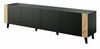 TV-alus Cama Meble Faro, 200 x 42 x 52 cm, must/tamm