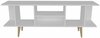 TV-alus Kalune Design Akya, 35 x 160 x 38.6 cm, valge