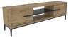 TV-alus Kalune Design Eslem, 120 x 43,6 x 29,6 cm, tamm/must