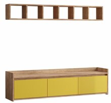 Elutoa mööblikomplekt Kalune Design Avan, sise, tamm/kollane