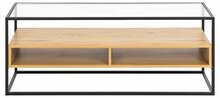 TV-alus Actona Randolf, 120 x 40 x 45 cm, must/puit