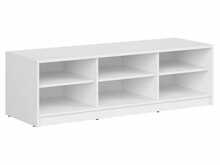 TV-alus Black Red White Nepo Plus, valge