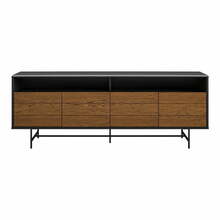 TV-laud Dorel Home Reznor, must/tamm, kuni 70 tolli