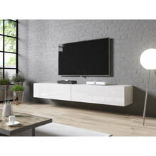 TV-laud Halmar Slide RTV 200, 200 x 30 x 40 cm, valge