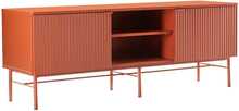 TV-laud Home4you Sequence, 150 x 40 x 55 cm, pruun/oranž