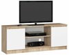 TV laud Akord RTV K140, 140 x 40 x 55 cm, tamme/valge