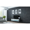 TV-alus Cama Meble Vigo New, 140 x 30 x 40 cm, hall/valge läikiv