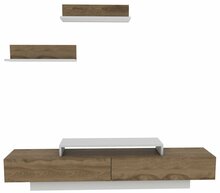 Elutoa mööblikomplekt Kalune Design Lusi Oud, tamm/valge