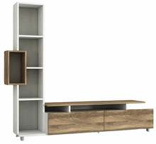 Elutoa mööblikomplekt Kalune Design Tulip, valge/pähkel