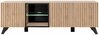 TV laud ASM Liam, 45 x 160 x 52 cm, must/helepruun