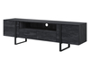 TV-alus Bogart Verica, 200 cm, must, avatud riiuliga