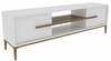 TV-alus Kalune Design Eslem, 120 x 43,6 x 29,6 cm, valge/pähkel