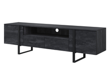 TV-alus Bogart Verica, 200 cm, must, avatud riiuliga
