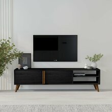 TV-alus Kalune Design Benoit, 160 x 35 x 29.6 cm, must