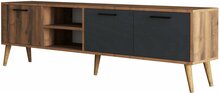TV-alus Kalune Design Exxen 1581, 180 x 53 x 35 cm, antratsiit/pähkel