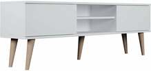 TV-laud Kocot Kids Toronto, 160 x 35 x 55.5 cm, valge