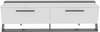 TV-alus Kalune Design Astrid, 163,8 x 46,8 x 36,6 cm, valge/must