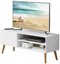 TV-alus Vasagle, 120 x 40 x 49 cm, puit, valge