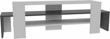 TV-alus Kalune Design Lenora, 350 x 1500 x 450 mm, antratsiit/valge