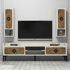 Sektsioon Kalune Design Samba 845HCT3075, 35 x 180 x 52 cm, kreem/pähkel