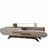 TV-laud Kalune Design Rose, pruun/valge, 145 x 36.8 x 49.8 cm