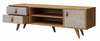 TV-laud Kalune Design Seva, 120 x 40 x 53 cm, tamm/valge