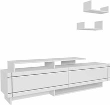 TV-alus Kalune Design Tammy, 36.8 x 180 x 54 cm, valge