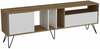 TV-alus Kalune Design Mistico, 180 cm, pruun/valge