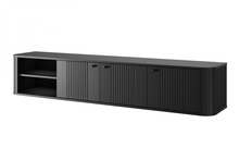 TV-alus Bogart Vesper 187 RD, must, MDF, 187 cm