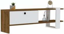 TV-laud Kalune Design Gaye, valge/pähkel, 120 x 25 x 36.8 cm