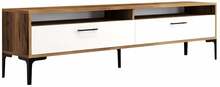 TV-alus Kalune Design Istanbul 2, 180 x 47 x 35 cm, valge/pähkel