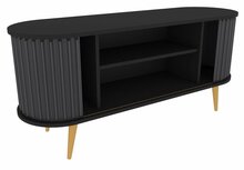 TV-alus Kalune Design Stor, 140 x 43 x 64 cm, antratsiit/must