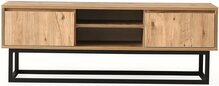TV laud Kalune Design Belinda, 180 cm, must/pruun/valge