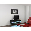 TV-alus Cama Meble VIGO New 140, 140 x 30 x 40 cm, must/läikiv must