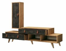 Sektsioon Kalune Design Joseph, tamm/tumehall