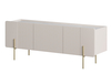 TV-alus Bogart Malmi, 150 cm, beež/kuldne, Kashmir Crema Bianca