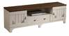 TV-laud Kalune Design Gazel, 170 x 45 x 52 cm, valge/pruun