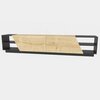 TV-laud Kalune Design Rhodes, 37.1 x 240 x 47.4 cm, antratsiit/tamm/helepruun