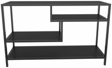 TV-alus Kalune Design Robbins, 120 x 39 x 75 cm, antratsiit/must