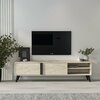 TV-alus Kalune Design Benoit, 160 x 35 x 29.6 cm, travertiin