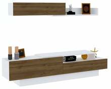 Elutoa mööblikomplekt Kalune Design Elda, valge/pähkel