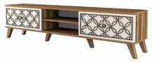 TV-laud Kalune Design 845, 180 cm, pruun/valge