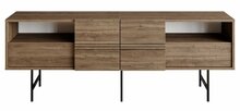 TV-laud Kalune Design Derin, 180 x 37.1 x 64.7 cm, pruun/must